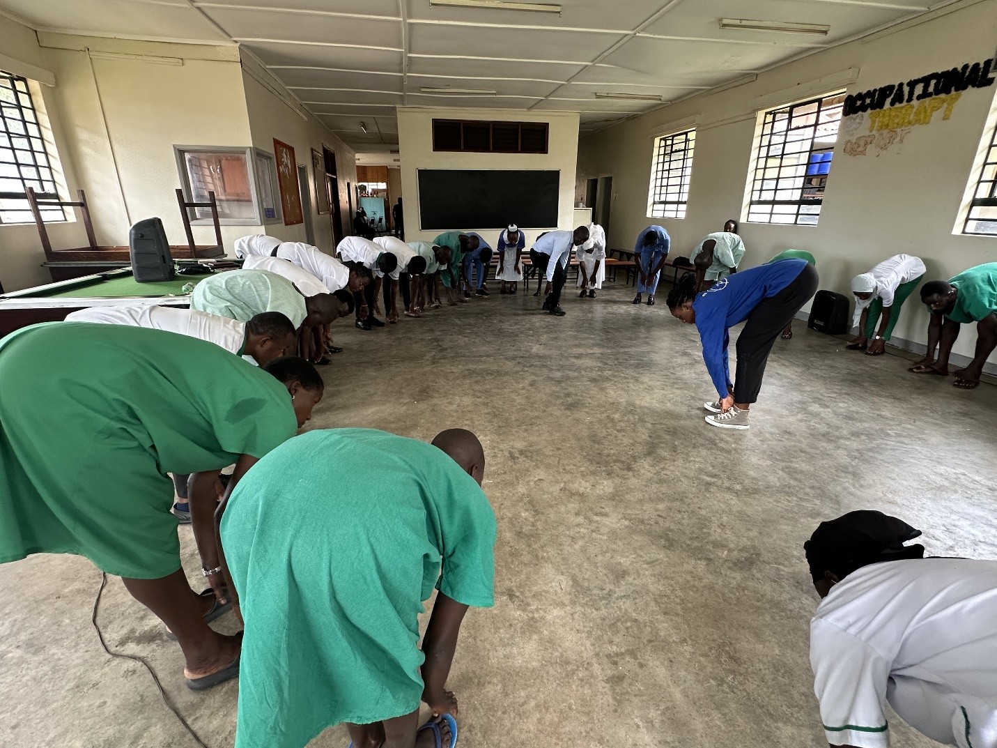 Inside the Occupational therapy hall of Butabika National Referral Mental Hospital